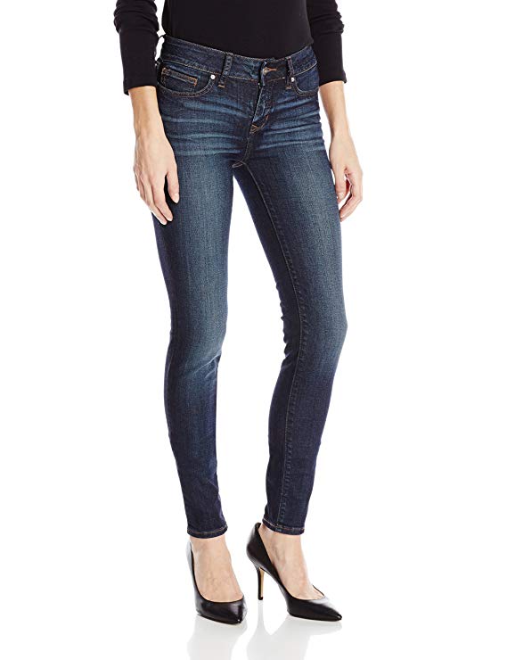 Yummie Women's Modern Mid Rise Slimming Skinny Denim Jeans