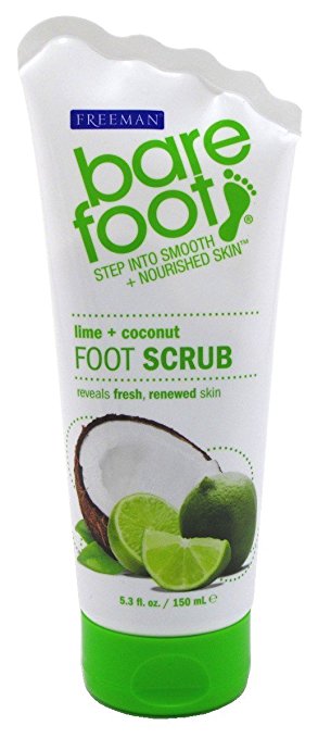 Bare Foot Scrub, Lime   Coconut, 5.3 Fluid Ounce