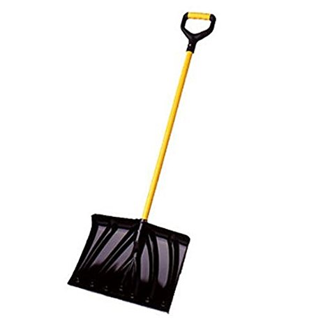 Suncast SNF2150 18-Inch Snow Shovel with Fiberglass Handle with Wear Strip And D-Grip Handle