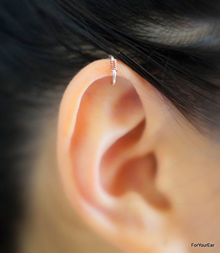 99)No Piercing Dainty Cartilage Hoop Ear Cuff