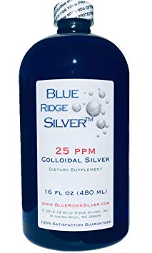 Blue Ridge Silver 25 ppm 16 oz Colloidal Silver