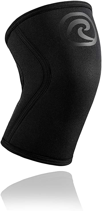 Rehband Rx Knee Support - 5mm - Carbon Black - Large - 1 Sleeve