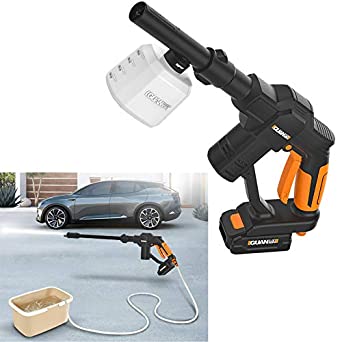 Electric Pressure Washer Power Washer Cordless Portable Handheld 320 PSI Car Wash Pressure Water Nozzle Cleaning Machine Kit