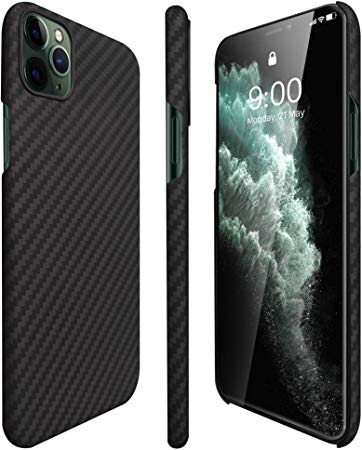 AIMOSIO Slim Case Compatible with iPhone 11 Pro MAX,2019 6.5'' 3D-Grip Aramid Fiber Minimalist Phone Case,[Real Body Armor Material] Non Slip Strongest Durable Snugly Fit Ultra-Thin Snap-on Case