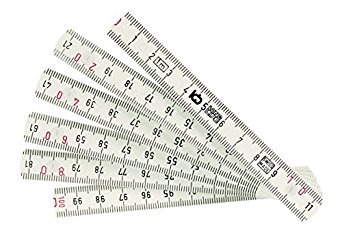 Wiha 61601 MaxiFlex Fiberglass Reinforced Folding Ruler, Assorted Colors