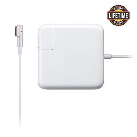 Compatible with Mac Book Air Charger, AC 45W Magsafe 1 L-Tip Power Adapter Replacement Charger Compatible with Mac Book Air 11/13 inch (Before Mid 2012) (45W L)
