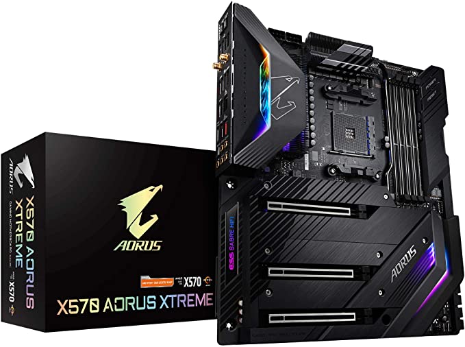 GIGABYTE X570 AORUS Xtreme (AMD Ryzen 5000/X570/E-ATX/PCIe4.0/DDR4/Aqantia 10GbE LAN/RGB Fusion 2.0/Fins-Array Heatsink/3xM.2 Thermal Guard/USB3.1/Gaming Motherboard)