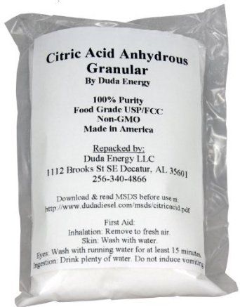 10 lb Non-GMO Organic Citric Acid Food Grade FCC/USP Anhydrous Pure Fine Granular