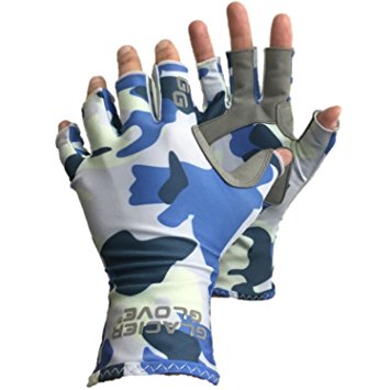 Glacier Glove Islamorada Gray Sungloves