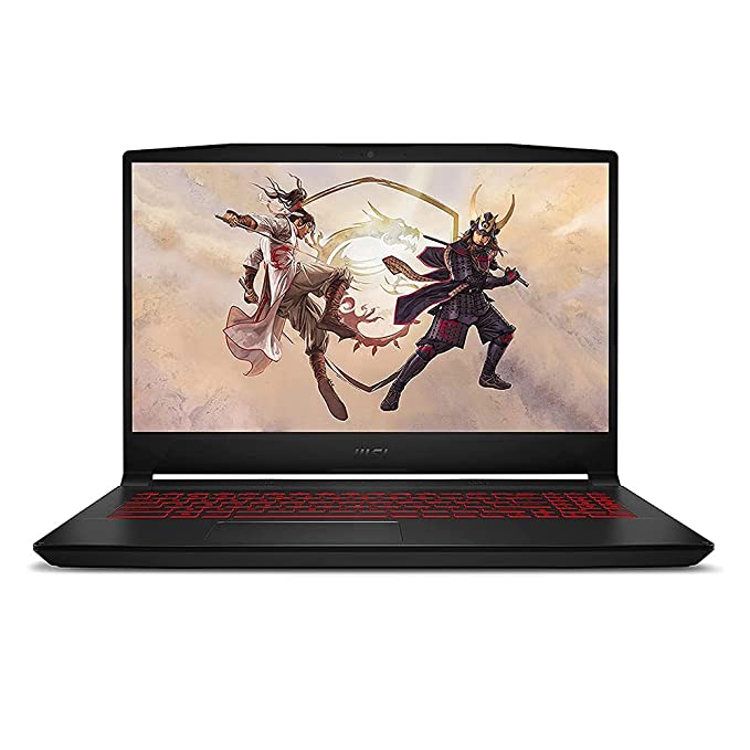 MSI Katana GF66 11UC - 478IN 15.6 inches FHD Gaming Laptop I Notebook Black - Intel Core i5-11400H I 8GB (3200MHz) I 512GB I RTX 3050, GDDR6 4GB I Windows 10 Home I Single Backlight KB(Red), 2.25kg