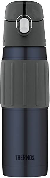 THERMOS Vacuum Insulated 18 Ounce Stainless Steel Hydration Bottle, Midnight