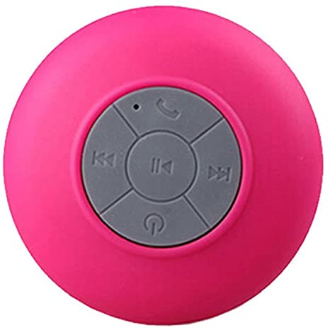 FamilyMall Rose Portable Mini HIFI Waterproof Shower Pool Wireless Bluetooth Speaker Handsfree with Mic Quantity:1