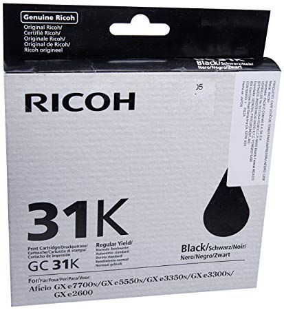 Ricoh Black Ink Cartridge, 1920 Yield (405688)