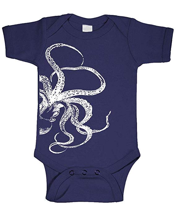 KRAKEN ATTACKIN' - squid octopus outfit - Cotton Infant Bodysuit