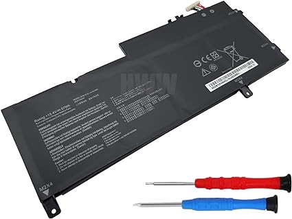 HWW New 15.4V 57Wh C41N1809 Battery Compatible with Asus Zenbook Flip 15 UX562FD UX562FDX UX562FN Q536F Q536FD Series,Black