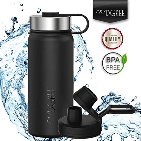 720°DGREE Thermo Bottle “noLimit” | 500ml, 1000ml | Stainless Steel Vacuum Flask   Free Sport Cap