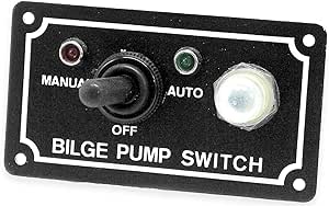 Shoreline Marine Bilge Pump Switch 3-Way Panel