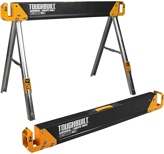 ToughBuilt C500 Twin Pack Sawhorse and Jobsite Table (2-Pack)