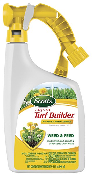 Scotts 5621106 Liquid Turf Builder with Plus 2 Weed Control Fertilizer