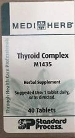 Standard Process MediHerb Thyroid Complex 40 Tablets