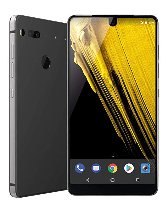 Essential Phone in Halo Gray - 128 GB Unlocked Titanium and Ceramic phone with Edge-to-Edge Display (Certified Refurbished)