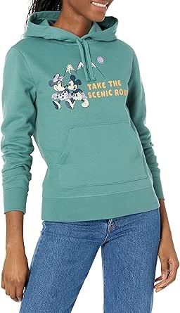 Amazon Essentials Disney | Marvel | Star Wars | Princess Women's Fleece Pullover Hoodie Sweatshirts (Available in Plus Size)