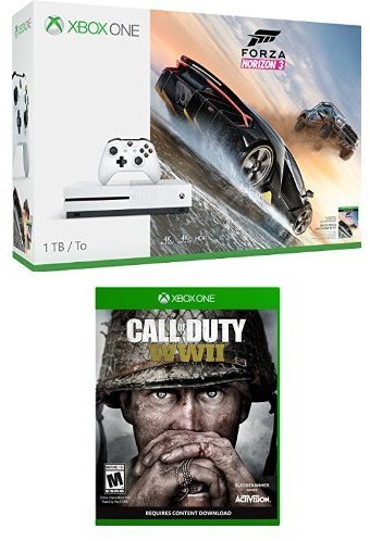Xbox One S 1TB Console - Forza Horizon 3   Call of Duty WW2 Bundle
