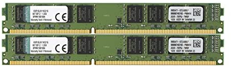 Kingston ValueRAM 16GB Kit (2x8GB) 1600MHz DDR3L Non-ECC CL11 DIMM 1.35V Desktop Memory KVR16LN11K2/16