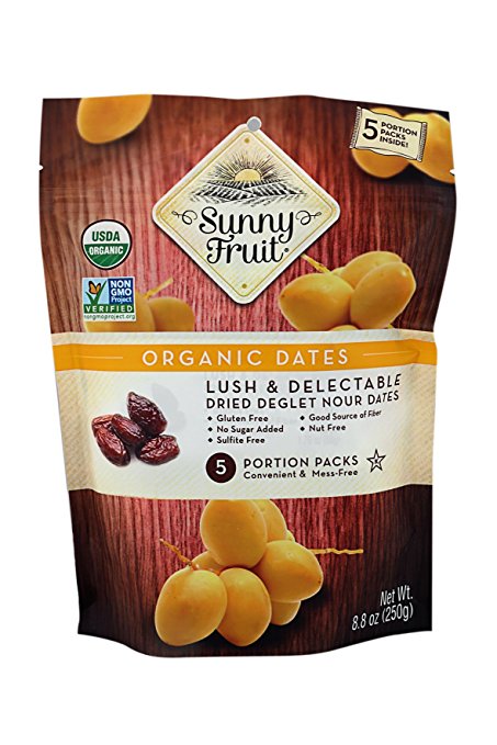 Sunny Fruit Tasty & Healthy Organic Dates 8.8 oz 2 Pack