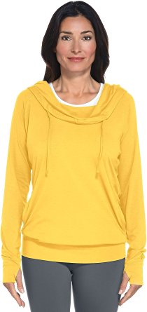 Coolibar UPF 50  Women's Cowl Neck Pullover - Sun Protective