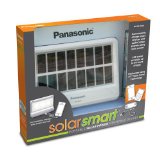 Panasonic Panasonic SolarSmart Portable Solar Power for Mobile Devices - Solar Chargers - Retail Packaging - WhiteBlack