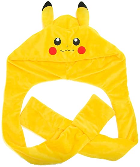 Pokemon Pikachu 3D Snood Hood Hat