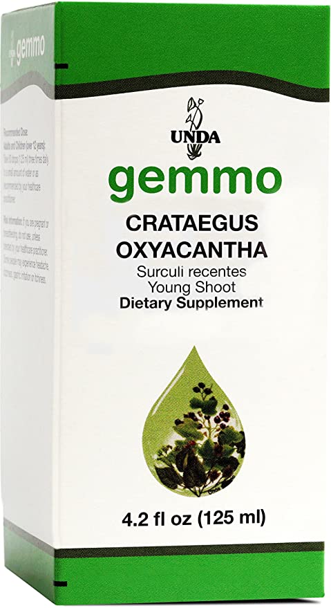 UNDA Gemmo Therapy - Crataegus Oxyacantha - Hawthorn Young Shoot Extract - 4.2 fl. oz.