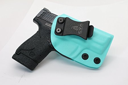 CYA Supply Co. IWB Holster Fits: Smith & Wesson M&P Shield 9MM/.40 S&W - Veteran Owned Company - Made in USA - Inside Waistband Concealed Carry Holster