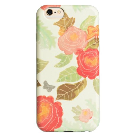 Agent18 iPhone 5S, iPhone SE Case - Flexshield - Pastel Flowers - Retail Packaging