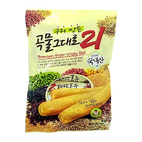Korean Premium Multi Whole Grain Baked Crispy Rolls 180g