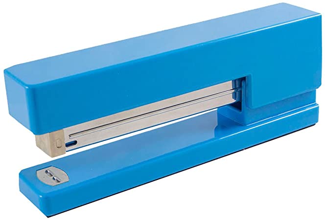 JAM PAPER Modern Desk Stapler - Blue - Sold Individually