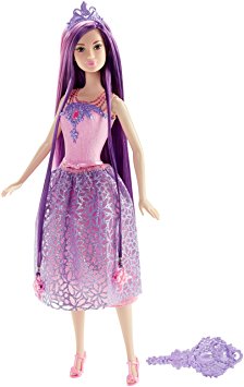 Barbie Endless Hair Kingdom Princess Doll, Purple