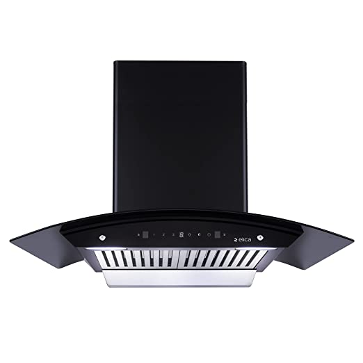 Elica 90 cm 1200 m3/hr Auto Clean Chimney (WD BF 906 HAC MS NERO, Motion Sensor Control, Black)