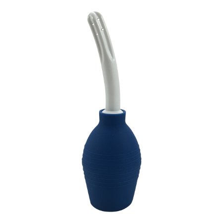HealthampBalance Silicone Enema Bulb - Portable Insert Vaginal Douche 1048oz Capacity Blue