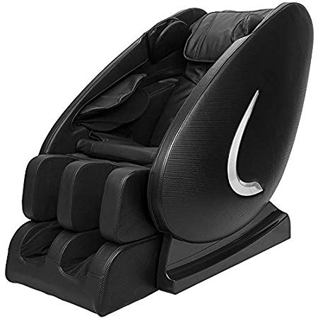 Full Body Shiatsu Massage Chair New Electric R Rothania 8 Points Rollers Recliner 3yr Warranty (Black)