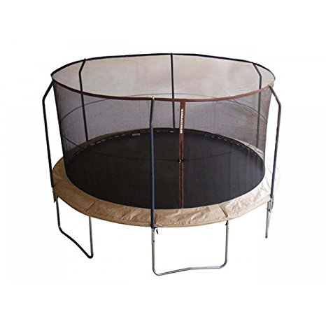 Replacement Net for 14ft Trampoline Enclosure using 6 Angled-Poles and Sleeves (Enclosure Poles Not Included)