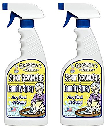 2 Pack of Grandma's Secret Spot Remover Laundry Spray, 16 fl oz each