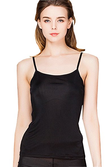 METWAY Women's Tops Supersoft Fitted New Silk Camisole