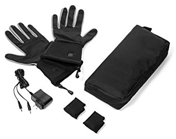 Verseo/ThermoGloves Electric Rechargeable Heated Gloves Thin Enough For Use As Glove Liners
