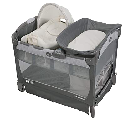 Graco Pack 'n Play Playard with Cuddle Cove Removable Seat, Glacier