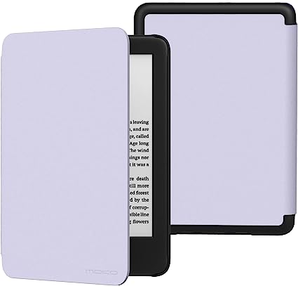 MoKo Case Fits 6" All-New Kindle (11th Generation-2022 Release), Lightweight Shell Cover with Auto Wake/Sleep for Kindle 2022 11th Gen e-Reader, Taro Purple