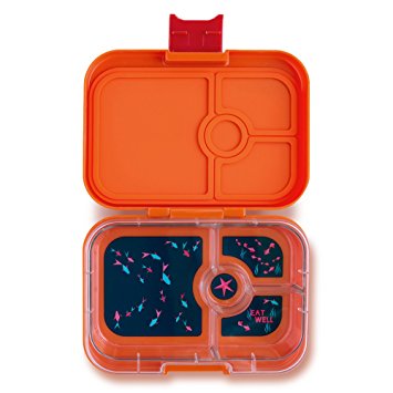 YUMBOX Panino (Mumbai Orange) Leakproof Bento Lunch Box Container for Kids & Adults