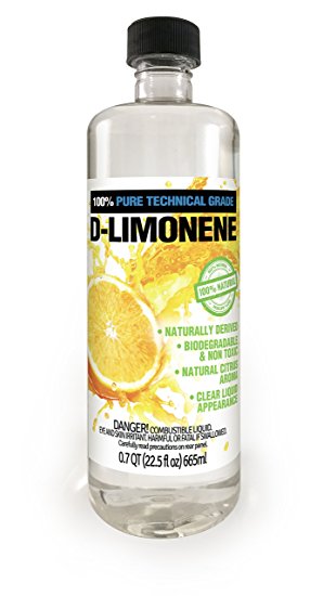 100% PURE D-Limonene Citrus Orange Oil Extract BEST Natural Solvent Extracted From Orange Peels (Citrus Cleaner Degreaser & Deodorizer) (22.5 oz)