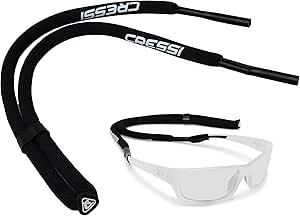 Cressi Eyewear Neo Retainer/Bill Sunglasses Lace - Laccio Galleggiante di Sicurezza in Neoprene per Occhiali, Adulto Unisex